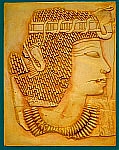Replikat,  ägyptisches Relief:  >>Amenophis III.<<